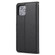 iPhone 12 Pro Max Cross Texture Detachable Leather Phone Case - Black