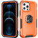 iPhone 12 Pro Max 3 in 1 PC + TPU Phone Case with Ring Holder - Orange