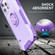 iPhone 12 Pro Max 3 in 1 PC + TPU Phone Case with Ring Holder - Purple