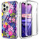 iPhone 12 Pro Max 360 Full Body Painted Phone Case - Flowers L08