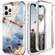 iPhone 12 Pro Max 360 Full Body Painted Phone Case - Marble L07