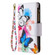 iPhone 12 Pro Max Colored Drawing Pattern Zipper Horizontal Flip Leather Case with Holder & Card Slots & Wallet - Two Butterflies