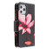 iPhone 12 Pro Max Colored Drawing Pattern Zipper Horizontal Flip Leather Case with Holder & Card Slots & Wallet - Lotus