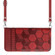 iPhone 12 Pro Max Crossbody Football Texture Magnetic PU Phone Case - Red
