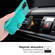 iPhone 12 Pro Max Magnetic Wallet Card Bag Leather Case - Cyan