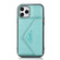 iPhone 12 Pro Max Multi-functional Cross-body Card Bag TPU+PU Back Cover Case with Holder & Card Slot & Wallet - Green