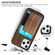 iPhone 12 Pro Max Wood Grain PU+TPU Protective Case with Card Slot iPhone Pro Max - Walnut