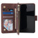 iPhone 12 Pro Max Multifunctional Retro Frosted Horizontal Flip Leather Case with Card Slot & Holder & Zipper Wallet & Photo Frame & Lanyard - Coffee