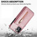 iPhone 12 Pro Max Zipper Card Holder Phone Case - Rose Gold