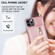 iPhone 12 Pro Max Zipper Card Holder Phone Case - Rose Gold