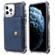iPhone 12 Pro Max Wallet Card Shockproof Phone Case - Blue