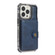 iPhone 12 Pro Max Wallet Card Shockproof Phone Case - Blue