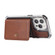 iPhone 12 Pro Max Wallet Card Shockproof Phone Case - Brown