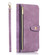 iPhone 12 Pro Max Dream 9-Card Wallet Zipper Bag Leather Phone Case - Purple