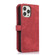iPhone 12 Pro Max Dream 9-Card Wallet Zipper Bag Leather Phone Case - Red