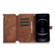 iPhone 12 Pro Max Dream 9-Card Wallet Zipper Bag Leather Phone Case - Brown