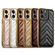 iPhone 12 Pro Max Suteni Plating Leather Soft TPU Phone Case - Brown