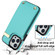 iPhone 12 Pro Max Metal Buckle Card Slots Phone Case - Green