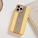 iPhone 12 Pro Max Electroplating Diamond Protective Phone Case - Yellow