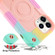 iPhone 12 Pro Max Colorful Magsafe Magnetic Phone Case - Colorful Rose Gold