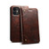 iPhone 12 Pro Max Baroque Simple Horizontal Flip Leather Case with Holder & Card Slots & Wallet - Dark Brown