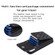 iPhone 12 Pro Max Vertical Metal Buckle Wallet Rhombic Leather Phone Case - Black