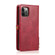 iPhone 12 Pro Max Multiple Card Slots Detachable Magnetic Horizontal Flip Leather Case with Card Slots & Holder & Wallet - Red