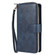 iPhone 12 Pro Max Zipper Wallet Bag Horizontal Flip PU Leather Case with Holder & 9 Card Slots & Wallet & Lanyard & Photo Frame - Blue