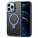 iPhone 12 Pro Max Skin Feel MagSafe Magnetic Holder Phone Case - Dark Blue