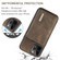 iPhone 12 Pro Max DG.MING M1 Series 3-Fold Multi Card Wallet + Magnetic Back Cover Shockproof Case with Holder Function - Coffee