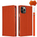 iPhone 12 Pro Max Litchi Genuine Leather Phone Case - Orange