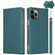 iPhone 12 Pro Max Litchi Genuine Leather Phone Case - Sky Blue