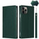 iPhone 12 Pro Max Litchi Genuine Leather Phone Case - Green