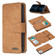 iPhone 12 Pro Max Detachable Frosted Magnetic Horizontal Flip Leather Case with Card Slots & Holder & Zipper Wallet & Photo Frame - Brown