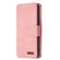 iPhone 12 Pro Max Detachable Frosted Magnetic Horizontal Flip Leather Case with Card Slots & Holder & Zipper Wallet & Photo Frame - Pink