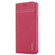 iPhone 12 Pro Max GEBEI Top-grain Leather Horizontal Flip Protective Case with Holder & Card Slots - Rose Red