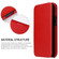 iPhone 12 Pro Max Fierre Shann Business Magnetic Horizontal Flip Genuine Leather Case - Red