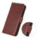 iPhone 12 Pro Max Crazy Horse Top Layer Cowhide Leather Phone Case - Brown