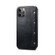 iPhone 12 Pro Max Denior Oil Wax Top Layer Cowhide Simple Flip Leather Case - Dark Blue