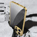 iPhone 12 Pro Max Carbon Brazed Stainless Steel Ultra Thin Protective Phone Case - Gold