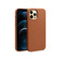 iPhone 12 Pro Max QIALINO Nappa Leather Shockproof Magsafe Case - Brown