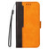 iPhone 13 mini Business Stitching-Color Horizontal Flip PU Leather Case with Holder & Card Slots & Photo Frame  - Orange
