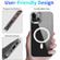 iPhone 13 mini Magsafe Case Magnetic Ring Clear Crystal Acrylic +TPU Four-corner Airbag Shockproof Case  - Transparent