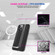 iPhone 13 mini Magsafe Case Simple Magnetic Ring All-inclusive Clear Crystal Acrylic PC +TPU Shockproof Case  - Transparent