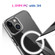 iPhone 13 mini Magsafe Case Simple Magnetic Ring All-inclusive Clear Crystal Acrylic PC +TPU Shockproof Case  - Transparent