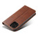 iPhone 13 mini Calf Texture Magnetic Horizontal Flip Leather Case with Holder & Card Slots & Wallet  - Brown