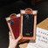 iPhone 13 mini SULADA Shockproof TPU + Handmade Leather Case  - Red