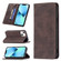 iPhone 13 mini Magnetic RFID Blocking Anti-Theft Leather Case with Holder & Card Slots & Wallet  - Brown