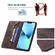 iPhone 13 mini Magnetic RFID Blocking Anti-Theft Leather Case with Holder & Card Slots & Wallet  - Brown