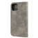 iPhone 13 mini Skin Feel Splicing Leather Phone Case  - Grey